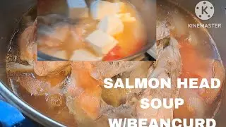 Salmon Head SOUP  Chinese style hk@Mariquit Feniola vlog