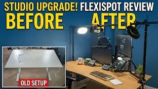 2️⃣️ Standing Desk Transformation | Old IKEA Desk vs FlexiSpot Pro