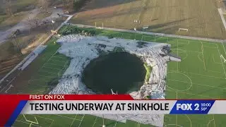 Sinkhole survey work underway at Alton park