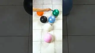ASMR Y-Shaped Orbeez Balloon Explosion 🌈💦