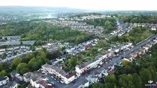 Flight over Newport Wales