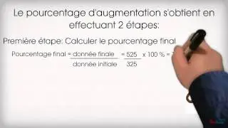 Pourcentage d'augmentation et de diminution