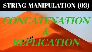 Concatenation & Replication Of Strings In Python