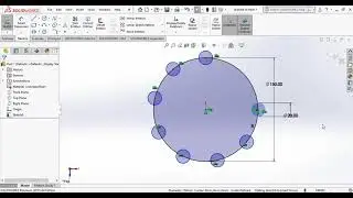 Circular Sketch Pattern in SolidWorks