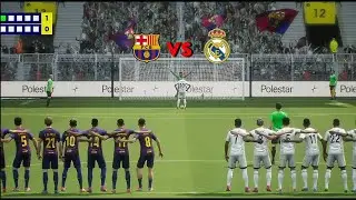 F.C BARCELONA vs F.C REAL MADRID full penalty shootout match (Yamal vs mbappe)#viral #video