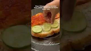 Easy and tasty sourdough sandwich #breakfastrecipe #breakfastrecipes #easyrecipes #sandwichrecipe