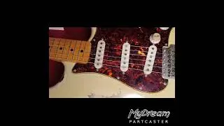 MyDream Partcaster - Aged White over Sunburst Hepcat L-Series #relicguitar #stratocaster  #guitar