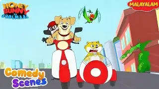 Honey Bunny Comedy Scenes | Cartoon For Kids | Compilation-76 | YO Kids Malayalam | S21