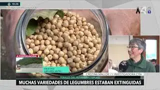 Cristina Mallor habla del banco de germoplasma en Aragón TV