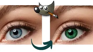How to  Change Eye Color in Gimp