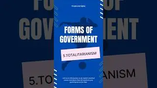 Forms of Government..#Totalitarian
