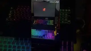 Asus Rog Laptop boot time and RGB lights #asusrog #laptop #ytshortsindia #technicalng