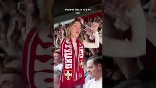 The difference between English and Italian football fans is CRAZY 🤣 These were legit the chants they