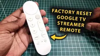 How To Factory Reset Google TV Streamer 4K Voice Remote & Pair Again!