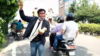 Mali Coconat khane ki tarika # Garnesh Chaturgi 6 chata parb Tapkaswar mandir #geo #public #trend