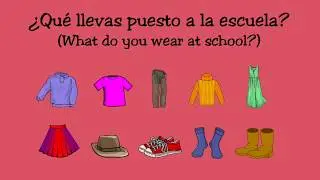 &iquest;Qu&eacute; llevas puesto a la escuela? RLRA