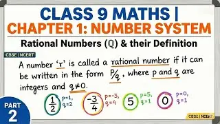 Rational Numbers Class 9 Maths | Chapter 1 Number Systems | Full Explanation