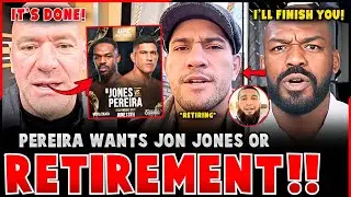 Alex Pereira wants Jon Jones or THREATS Dana for RETIREMENT! | Justin Gaethje GOES OFF on Paddy!