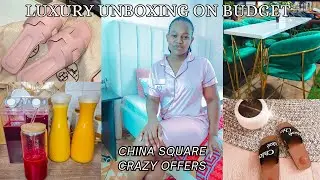 VLOG// CHINA SQUARE CRAZY OFFERS/ AMAZING PLUGS/ SHOPPING/ HEALTHY LIVING#haul #vlog #roadto20k