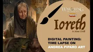 Digital speed Painting: Ioreth in Minas Tirith
