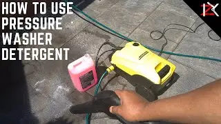 Как подключить моющее средство к мойке высокого давления Karcher &mdash; быстро и просто. Мыльная вода.
