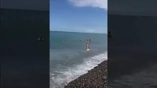 🏖 Georgia Beach in Batumi, #Georgiabeach