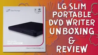 LG Slim Portable DVD Writer Unboxing And Test 📀💿