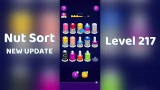 🧩 Nut Sort Level 217 Walkthrough | Step-by-Step Guide 🎮 | Mini Boss