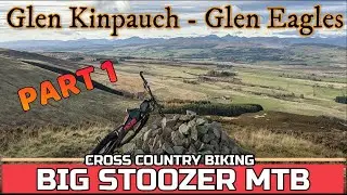 Ochil Hills Scotland. Mountain Biking. Single track mtb. Glen Kinpauch - Glen Eagles. Part 1.