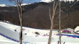 Rosa Khutor Extreme Park from the Chair Lift 1