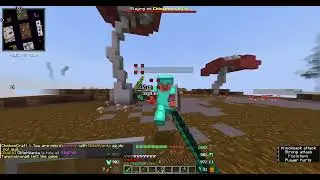 clipping a bot on chickencraft.nl (no offence) #minecraft #pvp #shorts