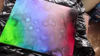 Dylusions Ink Spray on Canvas