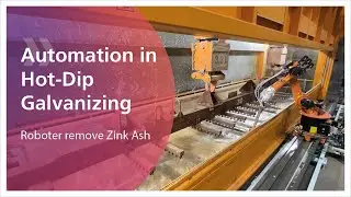 Robot removes zinc ash &ndash; Automation in hot-dip galvanizing