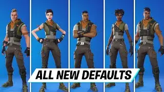 All *NEW* Default skins in Fortnite Chapter 4 Season 1
