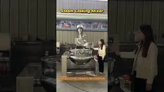 300L Automatic Strring Steam Cooking Mixer Machine with Button Control  #cookingmixer #machine