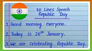 Speech On Republic Day 2022/Republic Day Speech In English/26 January Speech In English/Republic Day