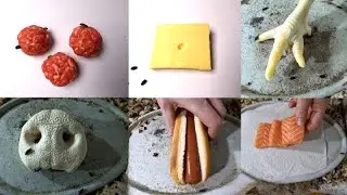 Flesh Eating Beetles VS Food Compilation! Timelapse.