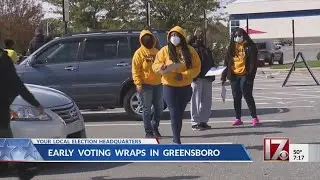 Record-setting early voting period ends in NC