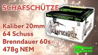Schafsch&uuml;tze Blackboxx | 64 Schuss Popping-Blumen & Farbeffekte | #FireworkShop #eventpyrotechnik
