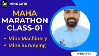 Mine Machinery & Mine surveying | MAHA-REVISION | GATE Mining 2026 | By Dhruv sir