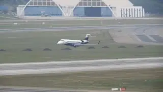 DECOLAGEM AMERICANA ESPETACULAR EM GUARULHOS S&Atilde;O PAULO - EMBRAER LEGACY 650 (JATO EXECUTIVO)