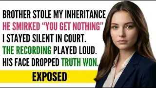 My Brother Stole My Inheritance &mdash; He Smirked Until the Court Played the Recording..