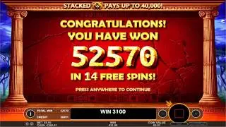 BIG WIN On Hercules Son of Zeus Slot Machine