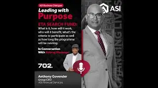 Unlocking ASI's ETA Fund: CEO Anthony Govender on Opportunity, Impact & Business Growth
