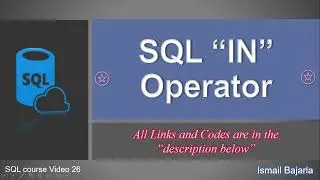 26 SQL IN Operator