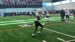 Miami Hurricanes Fall Practice August 1, 2025 Defensive work 