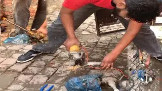 Electrician and plumber work ￼