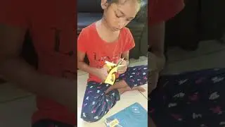 Activity:Origami  / Name: Hannah Grade: 3-A / Facilitator: Tr. Nishanthi