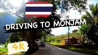 DRIVING MAE RIM TO MON JAM CHIANG MAI THAILAND🇹🇭⛰️🌄[4k]