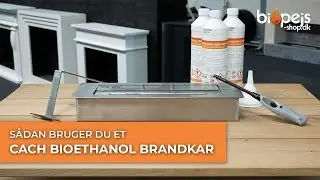 S&aring;dan bruger du et manuelt CACH Fires bioethanol brandkar